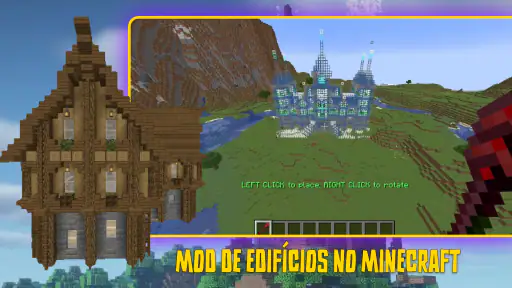 Mod de edifícios no Minecraft screenshot