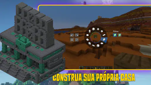 Mod de edifícios no Minecraft screenshot