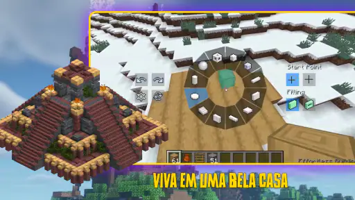 Mod de edifícios no Minecraft screenshot