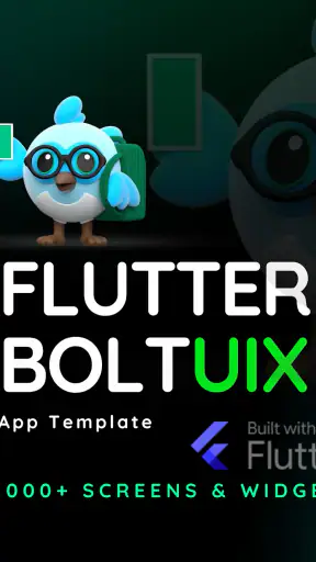 Modelo de IU flutuante screenshot