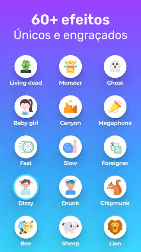 Modificador de voz de vídeo screenshot