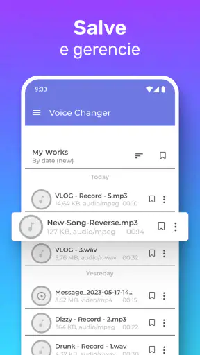 Modificador de voz de vídeo screenshot