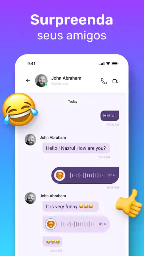 Modificador de voz de vídeo screenshot