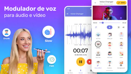 Modificador de voz de vídeo screenshot