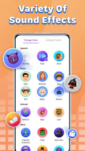 Modificador de Voz por Efeitos screenshot