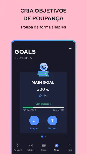 Moey - conta 100% digital screenshot