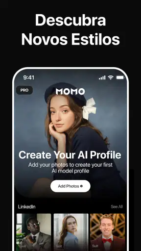 Momo - Gerador de Fotos AI screenshot