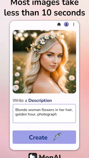 monAI - AI Art Generator screenshot