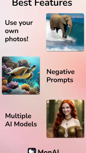 monAI - AI Art Generator screenshot