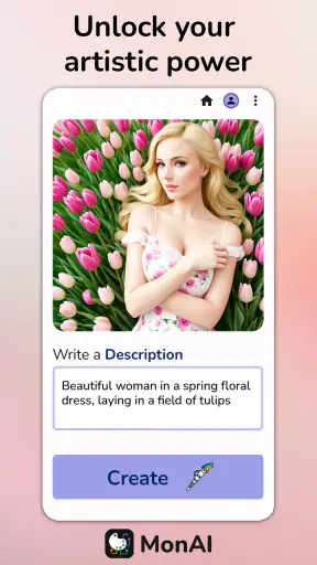 monAI - AI Art Generator screenshot