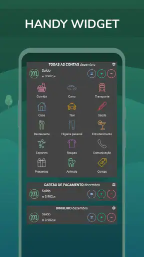 Monefy - Gerente de orçamento screenshot