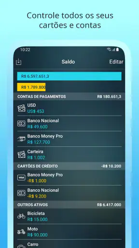 Money Pro: Finanças Pessoais screenshot