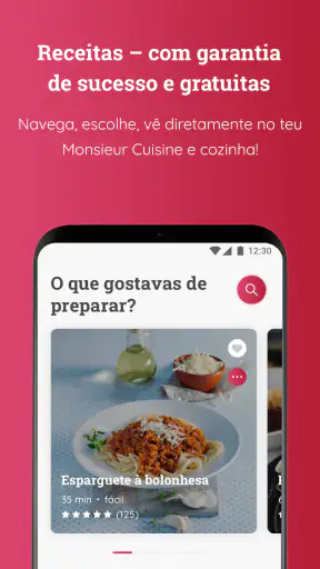 Monsieur Cuisine App screenshot