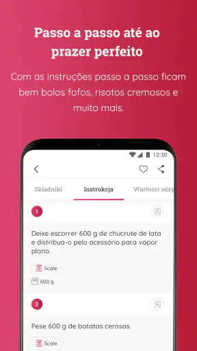 Monsieur Cuisine App screenshot