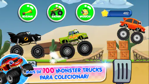 monster trucks para crianças screenshot