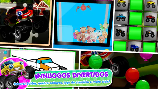 monster trucks para crianças screenshot