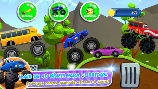 monster trucks para crianças screenshot