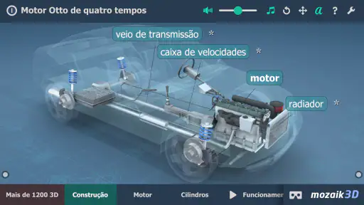 Motor Otto de quatro tempos 3D screenshot