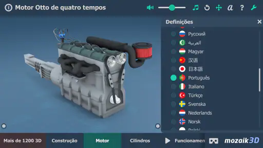 Motor Otto de quatro tempos 3D screenshot