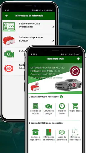 MotorData OBD ELM car scanner screenshot