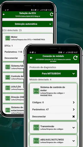 MotorData OBD ELM car scanner screenshot
