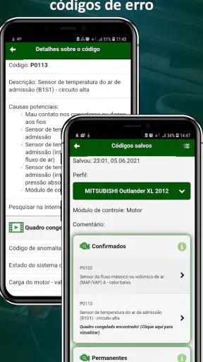 MotorData OBD ELM car scanner screenshot