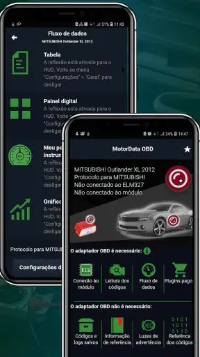 MotorData OBD ELM car scanner screenshot