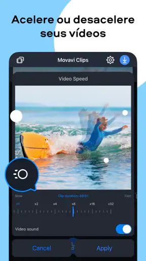 Movavi Clips Movie Maker screenshot