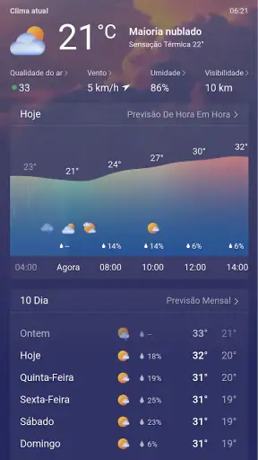 MSN Clima - Previsão e Mapas screenshot