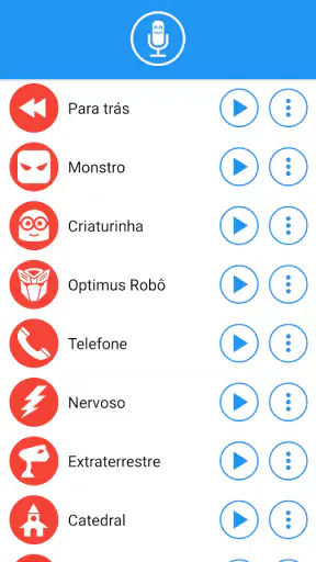 Muda voz com efeitos screenshot