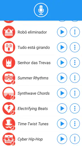Muda voz com efeitos screenshot