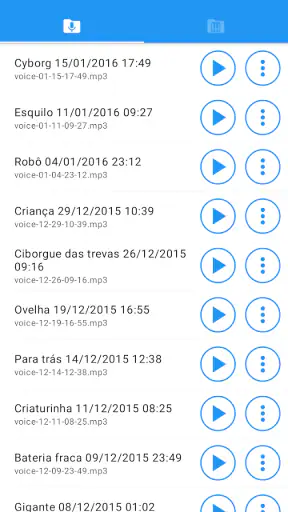Muda voz com efeitos screenshot
