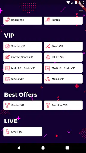 Multi Betting Tips screenshot