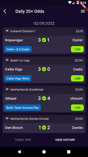 Multi Betting Tips screenshot