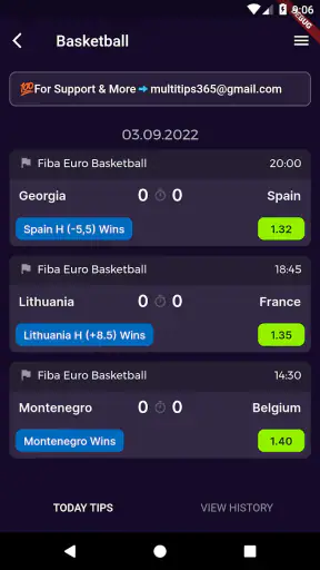 Multi Betting Tips screenshot