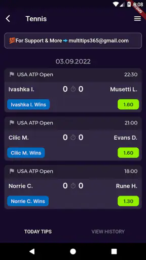 Multi Betting Tips screenshot