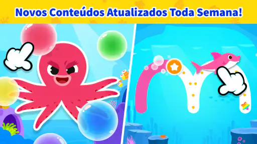 Mundo Bebê Tubarão pra Criança screenshot