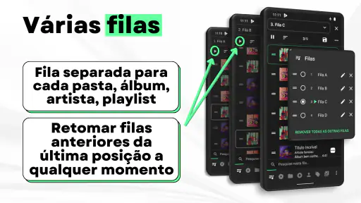 Musicolet Reprodutor de música screenshot