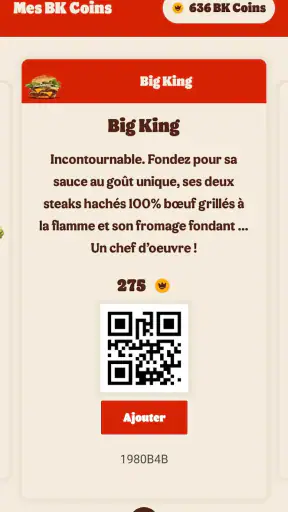 My Burger King BE & LUX screenshot