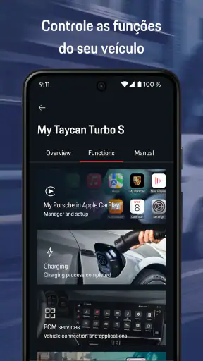 My Porsche screenshot
