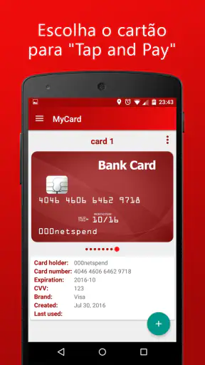 MyCard - Pagamento por NFC screenshot