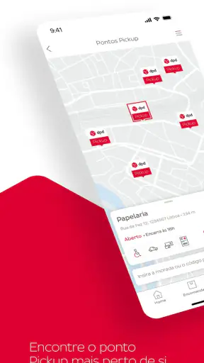 myDPD screenshot