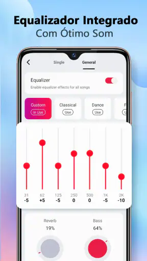 Leitor de música mp3c - MMusic screenshot