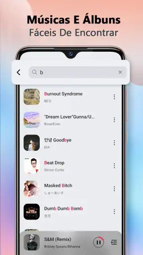 Leitor de música mp3c - MMusic screenshot