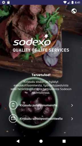 MySodexo screenshot