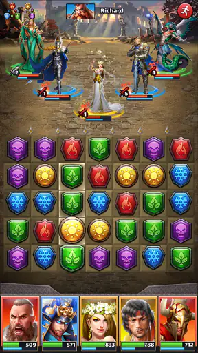 MythWars & Puzzles: RPG Match3 screenshot