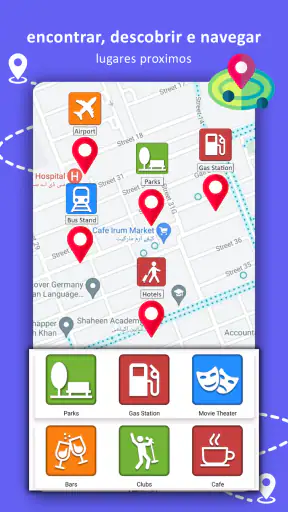 Navegação GPS, mapas e rotas screenshot