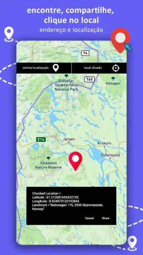 Navegação GPS, mapas e rotas screenshot