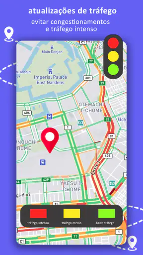Navegação GPS, mapas e rotas screenshot