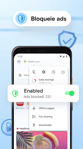 Navegador da Web Opera Mini screenshot